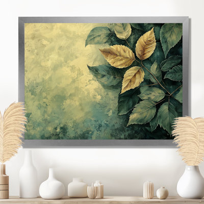 «Ingvald Leaves Brown Forest Tranquility IV», art mural