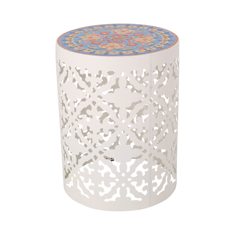Castana Side Table (Only Include Table), White