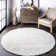 Oguz Power Loom Performance Solid Shag Ivory Rug