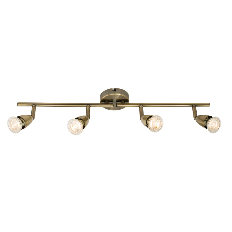 Eichler Semi Flush Mount, Antique Brass
