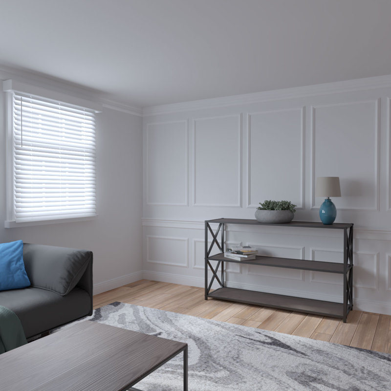 Adjustable White Polyurethane Ashford Square Panel Wainscot Kit