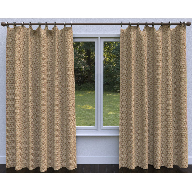 Brocart brodé, Beige