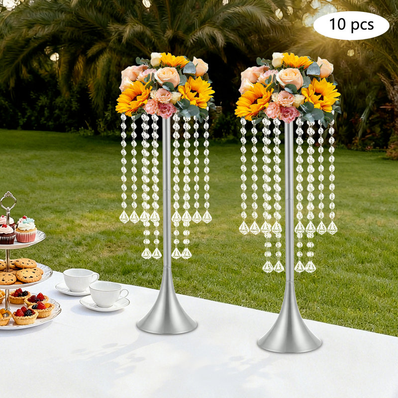 Support à fleurs 10 pièces , Argent