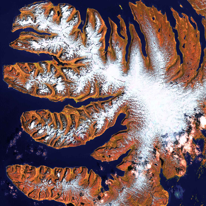 Adhésif décoratif Fjords, H 48 po x l 48 po