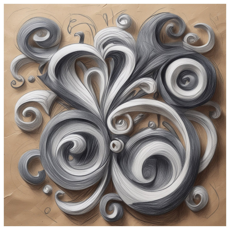 Coussins Swirling, 20 po x 20 po