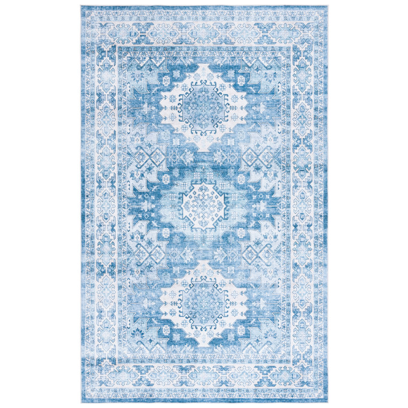 Miljan Performance Machine Washable Oriental Rug, Rectangle 9' x 12'
