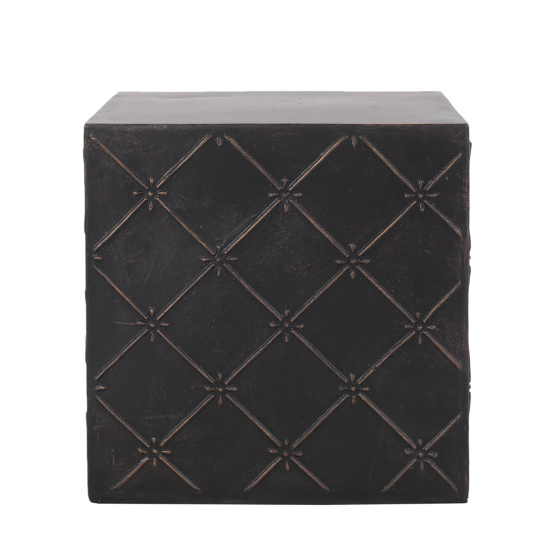 Iron Cube End Table