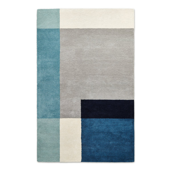 Gus Modern Element Wool Abstract Area Rug in Rose & Reviews | Perigold