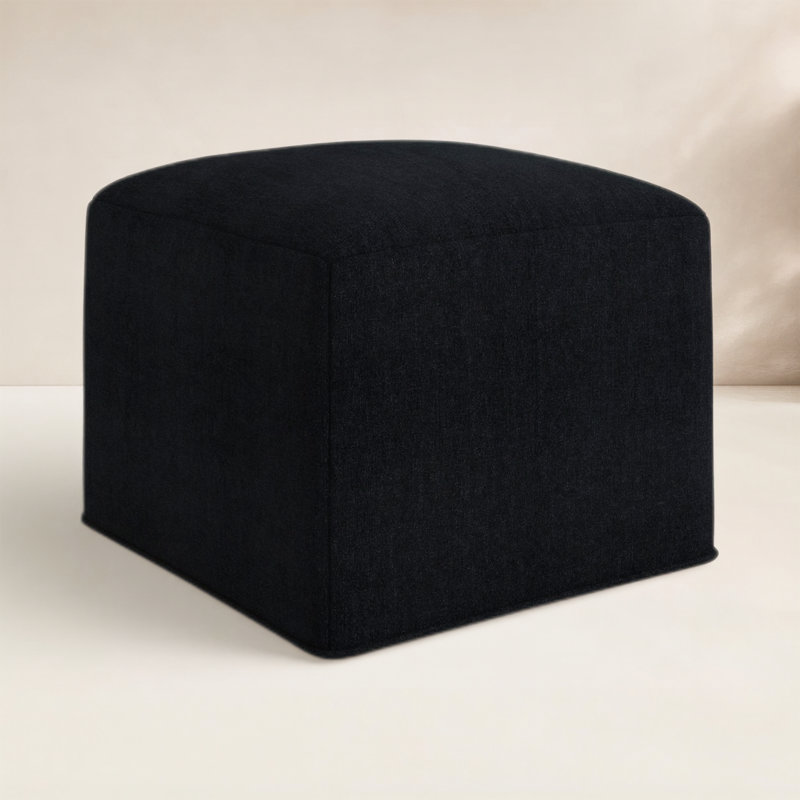 Repose-pieds rembourré 22 po Praia Sunbrella®, Toile Sunbrella® noir