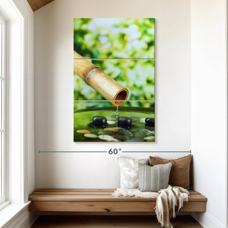Kerrick Bamboo Water Fountain, 50" H x 32" W
