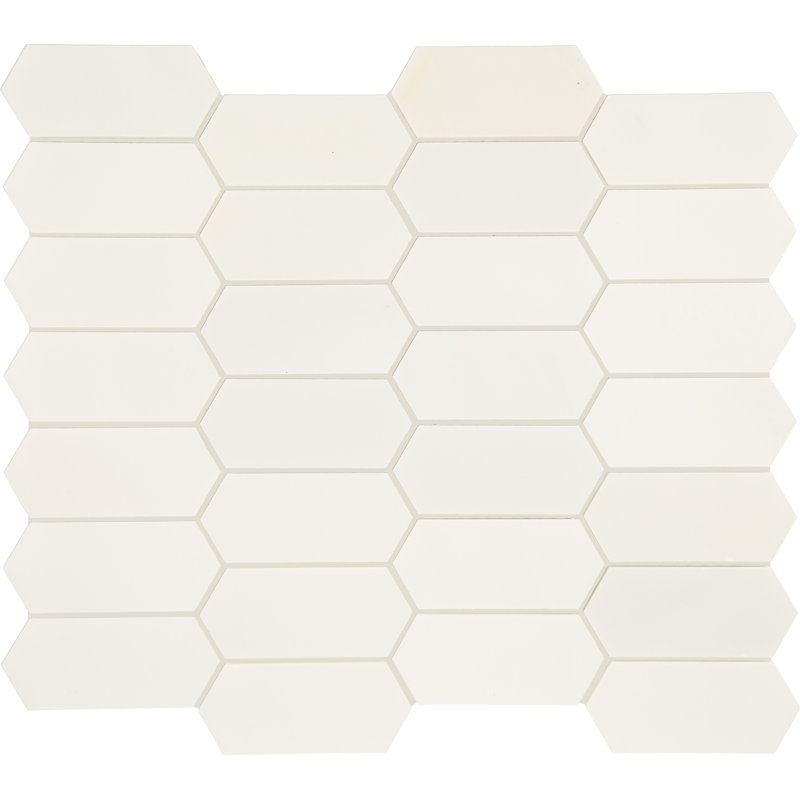 12" x 13" Honeycomb Mosaic Wall & Floor Tile, Empyrean Ice/Cream