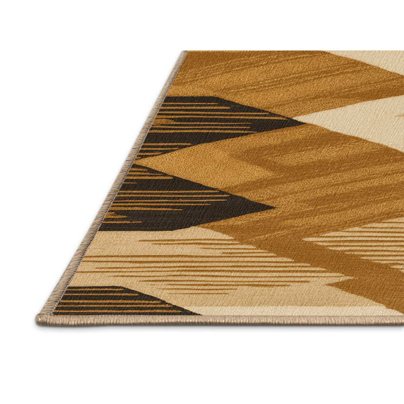  Tapis lavable Sand Dune Southwestern, Carré 6 pi