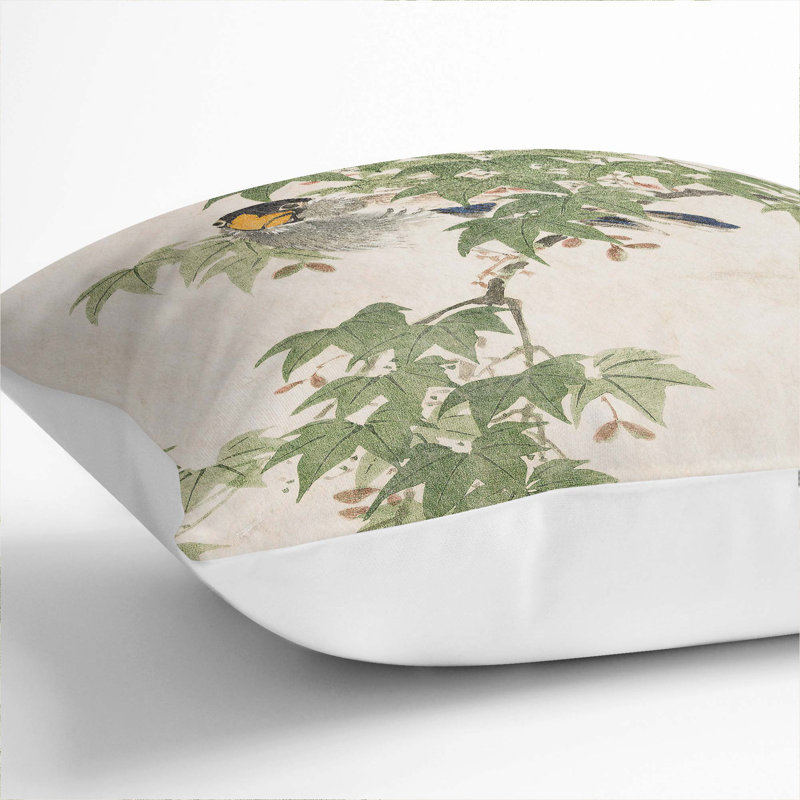 Square Throw Cushion, 40cm H x 40cm W x 15cm D, White