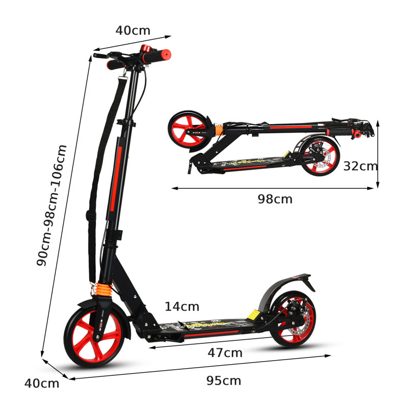 Lynx Freeport Park Scooter Toy, Black