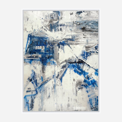 John Beard CollectionS Crushed Velvet On Giclee Canvas Hand Embellished Art