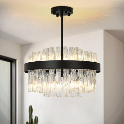 8-Light Unique/Statement Chandelier