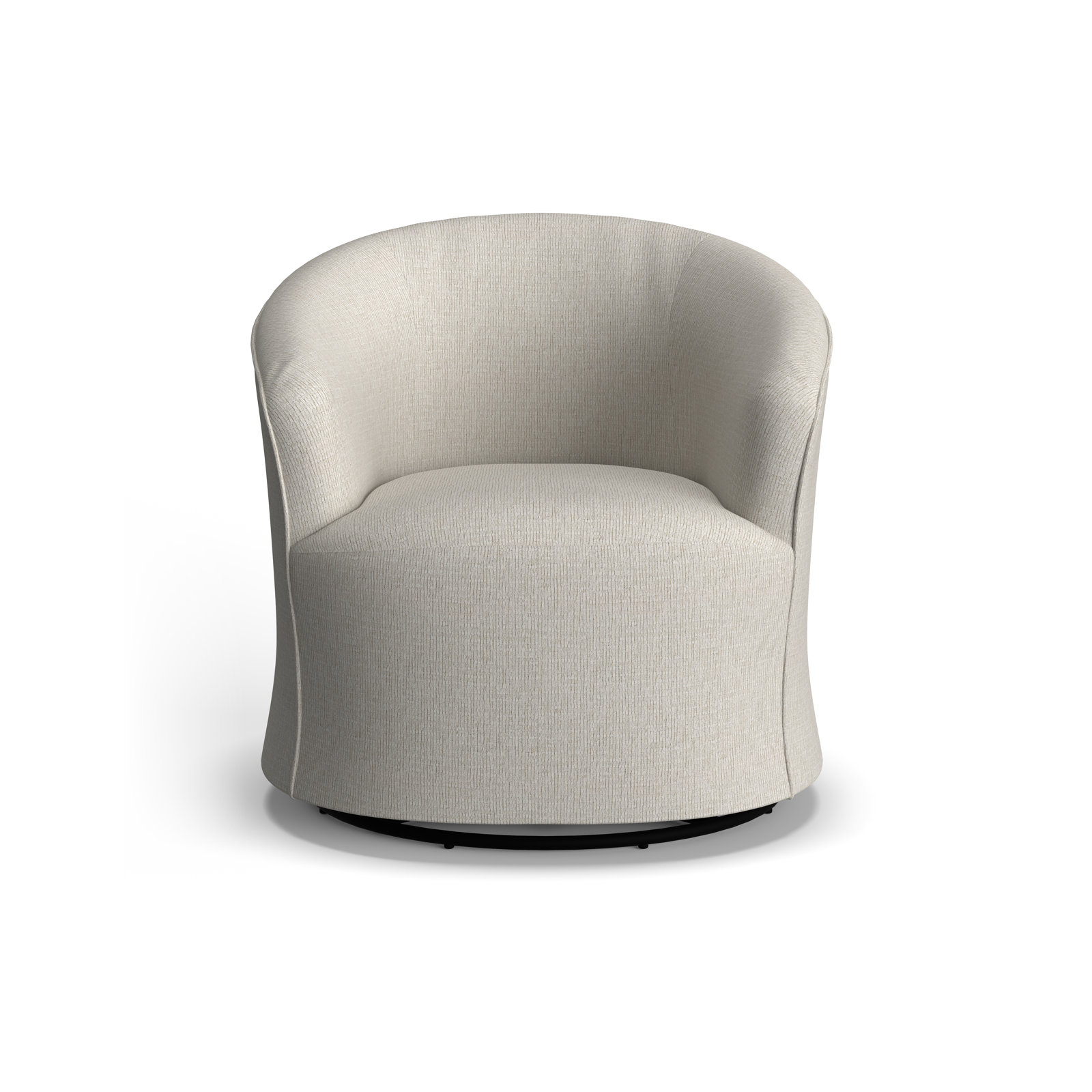 Jude Swivel Glider Accent Chair, Radical Chalk Performance Chenille