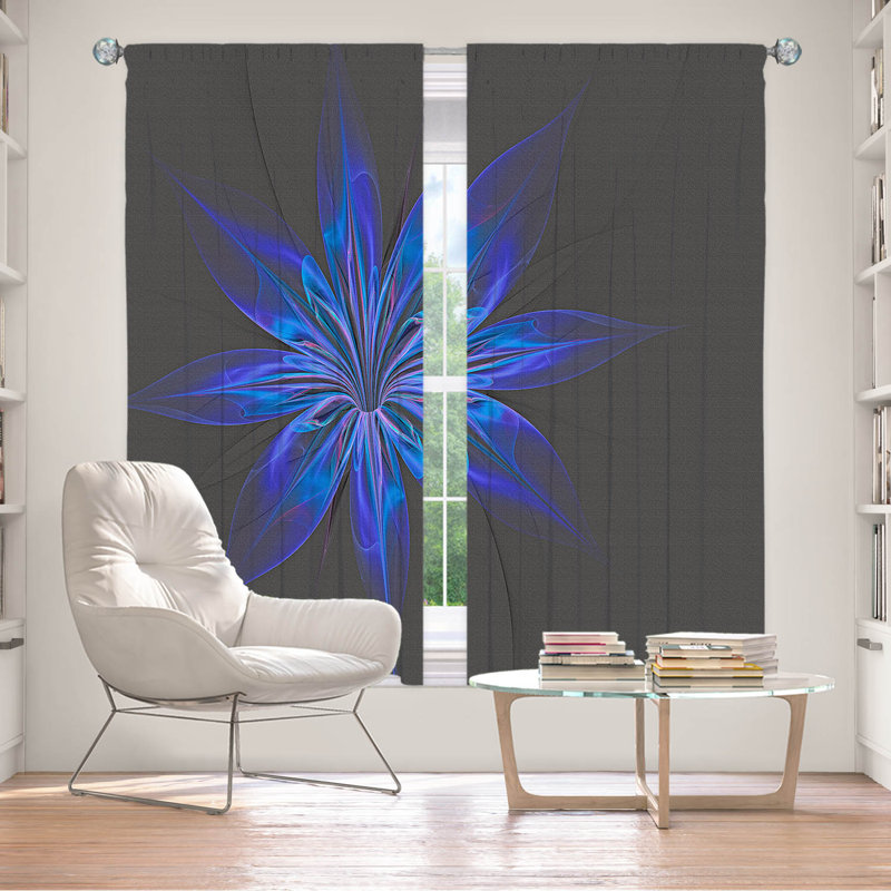 Paire de rideaux obscurcissant en polyester Dason, L 40 po x L 82 po