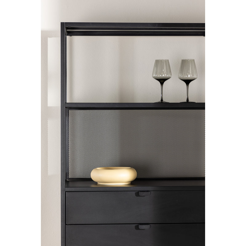 Arianda 185cm H x 80cm W Steel Standard Bookcase