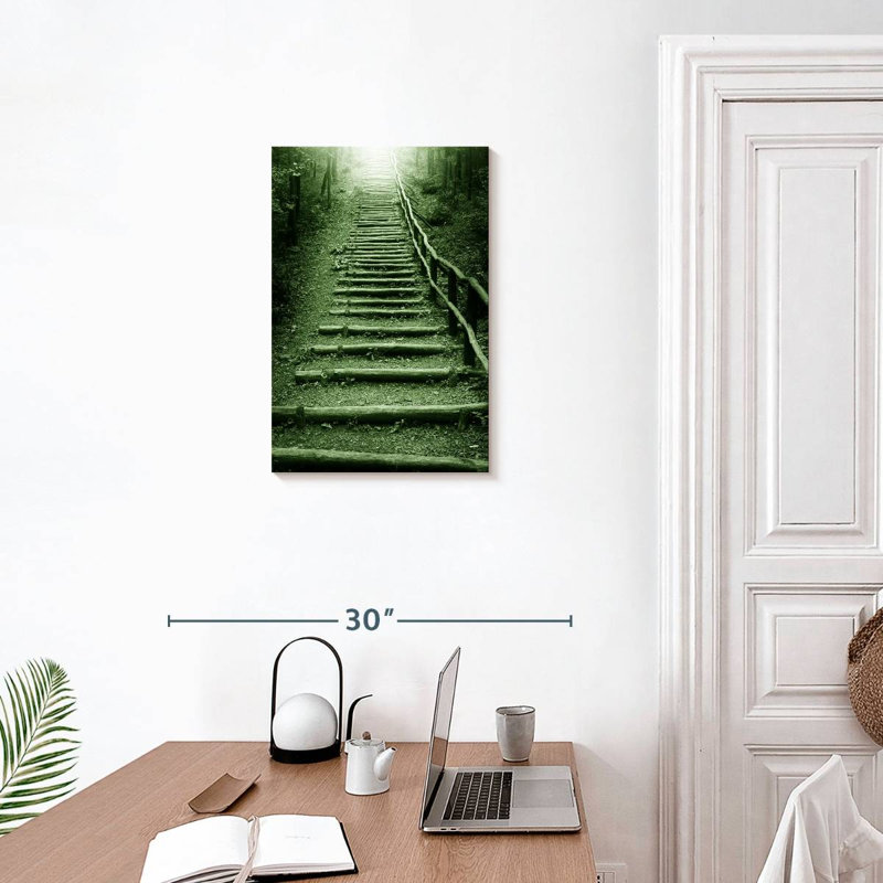 Lilie Forest Staircase, 24" H x 16" W