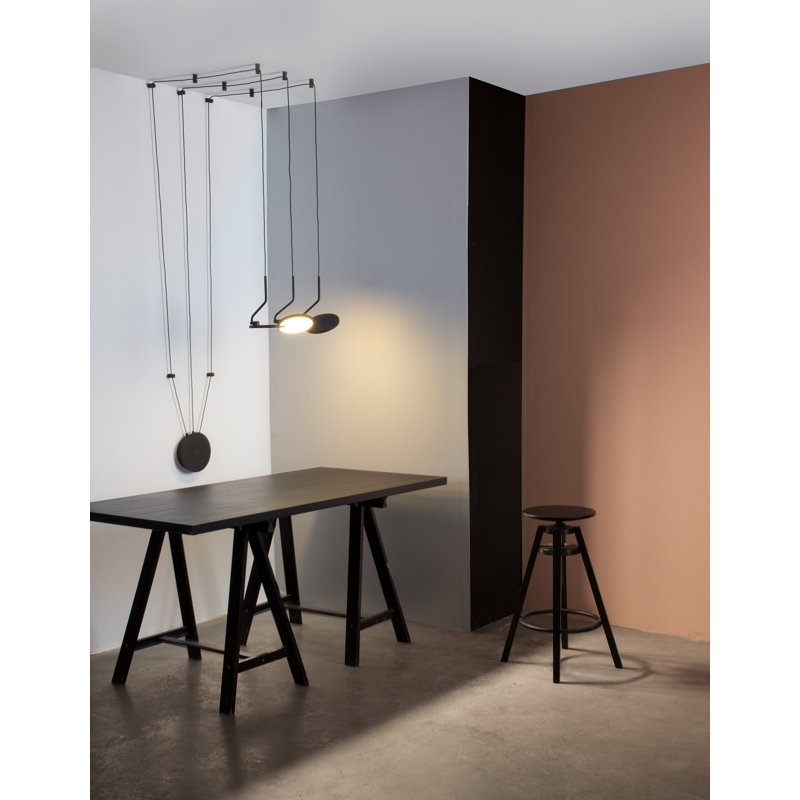 3 - Light Black LED Cluster Pendant