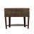 Cappuccino Demilune Shape Console Table