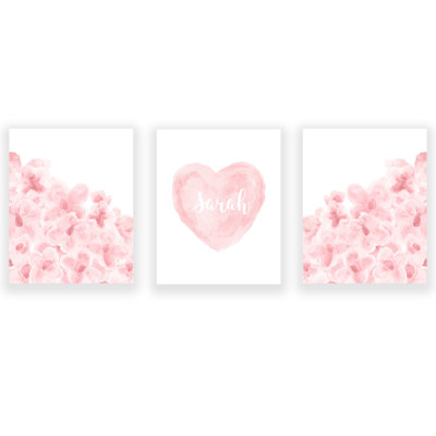 Fleurs de marguerite et nom - impressions sur papier sans cadre