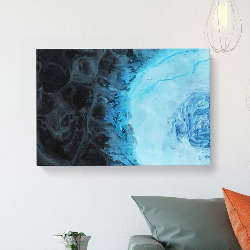 Deep Asleep In Abstract - Wrapped Canvas Painting, 60cm H x 91cm W x 3cm D