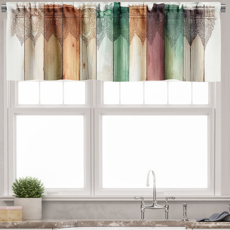 Tailored Window Valance, 54" W x 12" L