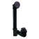 1-1/2" x 12" Sch. 40 ABS Tip-Toe Bathtub Leg Drain Assembly with One-Hole Overflow