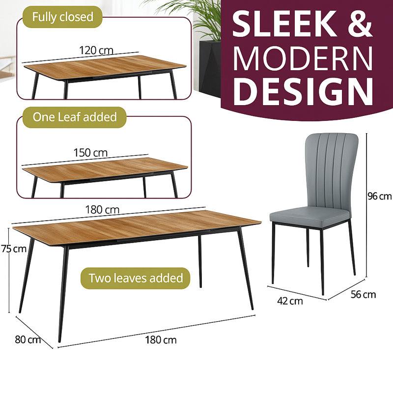 4 - Person Extendable Dining Set