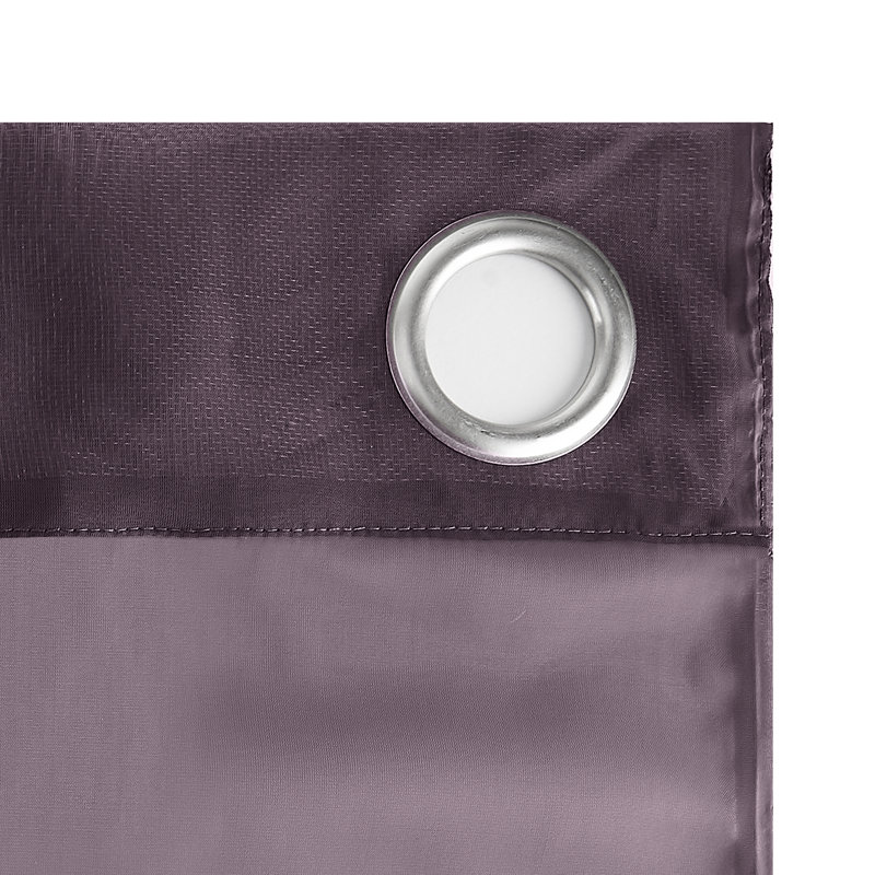 Panneau de rideau simple diaphane avec œillets, L 59 po x L 63 po, Figue