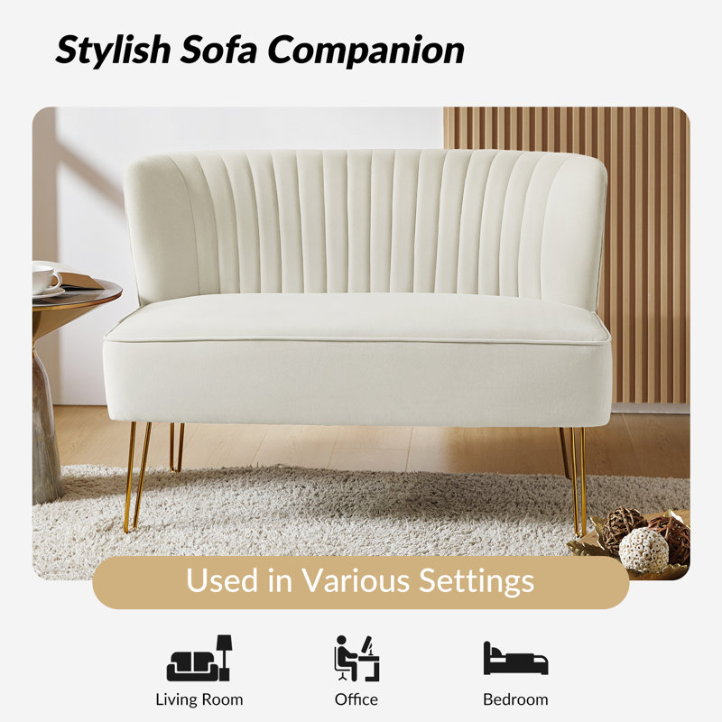 Etta Avenue™ Celisha 45'' Upholstered Loveseat & Reviews | Wayfair