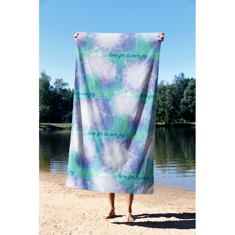 Extra Large Beach Towel, Microfilament Fabric, 27.6 x 51.2 inches | 70% Polyester / 30% Polyamide, Quick-Dry & Lightweight | Perfect for Beach, Pool, or Picnic, Soft & Absorbent for Ultimate Comfort