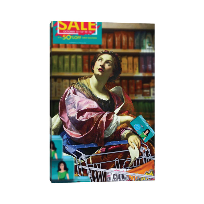 At The Supermarket by José Luis Guerrero - Wrapped Canvas Gallery-Wrapped Canvas Giclée, 30.48cm H x 20.32cm W