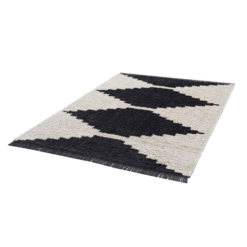 Modern Machine Woven Super Soft Area Rug, Rectangle 5'3" x 7'