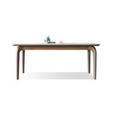 Picture color Rectangular Sintered Stone tabletop Dining Table