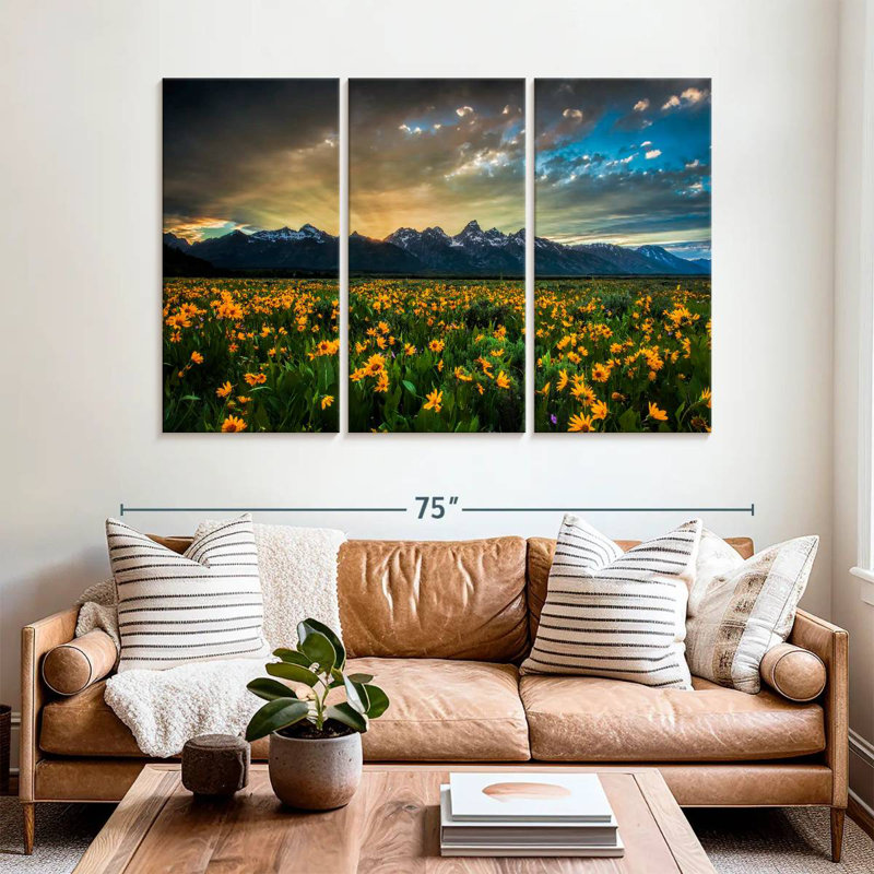 Rayons de soleil Alvord Grand Teton, H 42 po x l 65 po