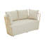 Lisabeth 2 Seater Cotton Blend Sofa-135154737