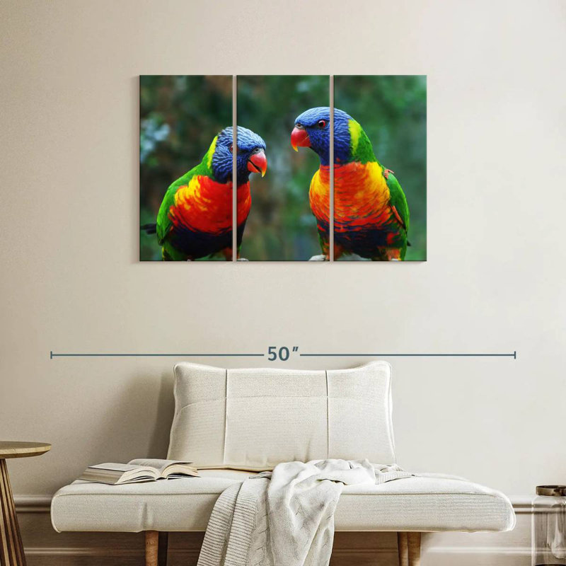 Brampt Lorikeet Buddies, 24" H x 38" W