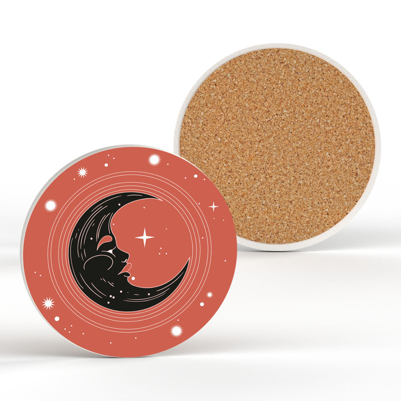 Kana Ceramic Round 1 Piece Coaster