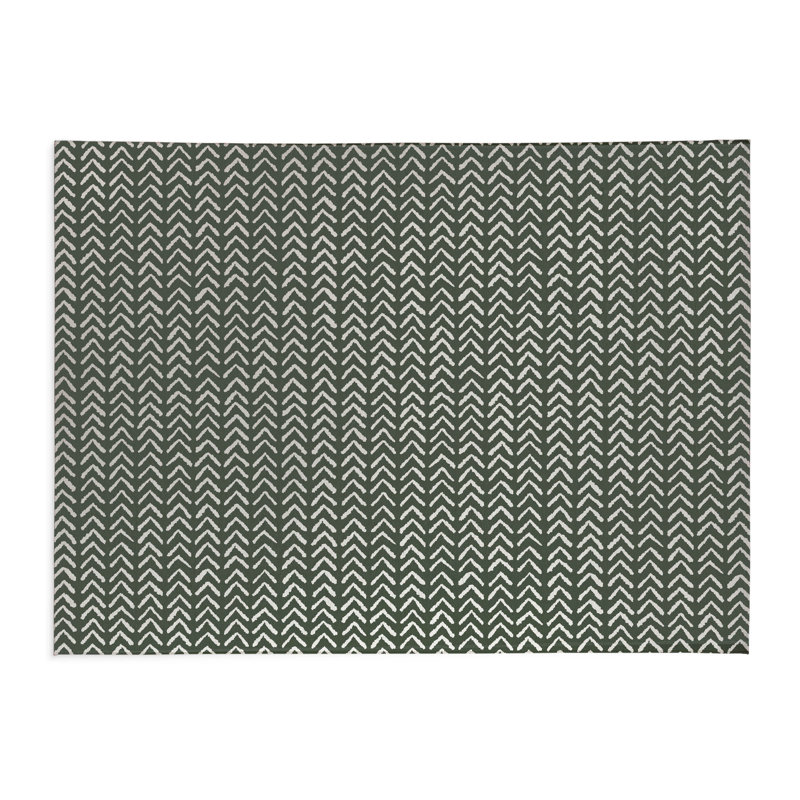 Tribe Way Activity Mat, Rectangle 3' x 5', Chimichurri/Green