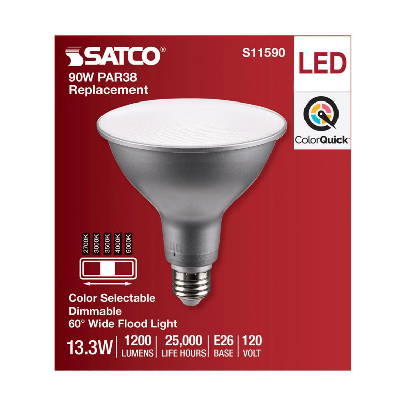 13.3 Watt White LED Bulb