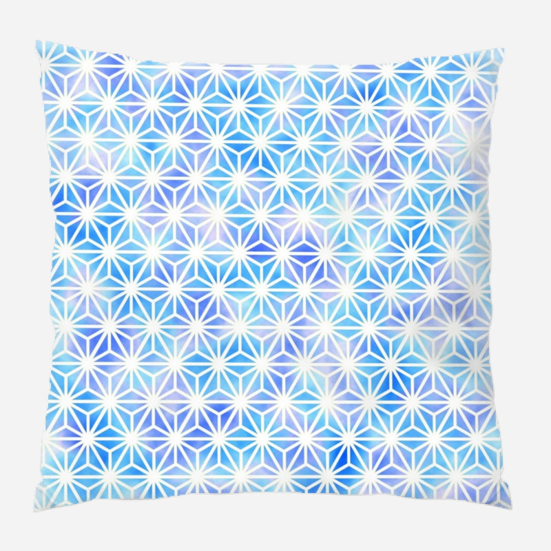 Coussin décoratif patterns, Bleu