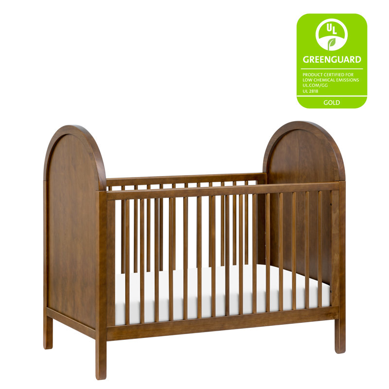 Bondi Cane 3-in-1 Convertible Crib, Natural Walnut