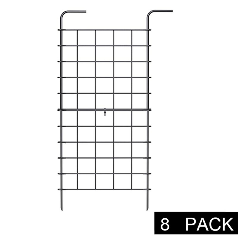 Clôture en métal H 24 po x l 11 pi