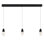 Martini 3 Light Crystal LED Multi-Light Pendant