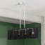 Grand lustre linéaire en nickel peint à 4 lumières Acordia-1023162009-1023162010