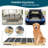 Upgraded 6 Adjustable Height Pet Stairs