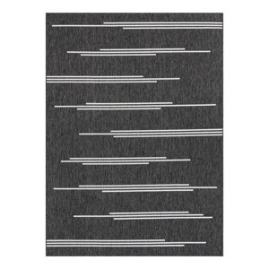 Geometric Machine Woven Polypropylene rug 
